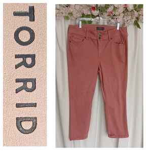 torrid Rosewood Cropped Ankle Jeans